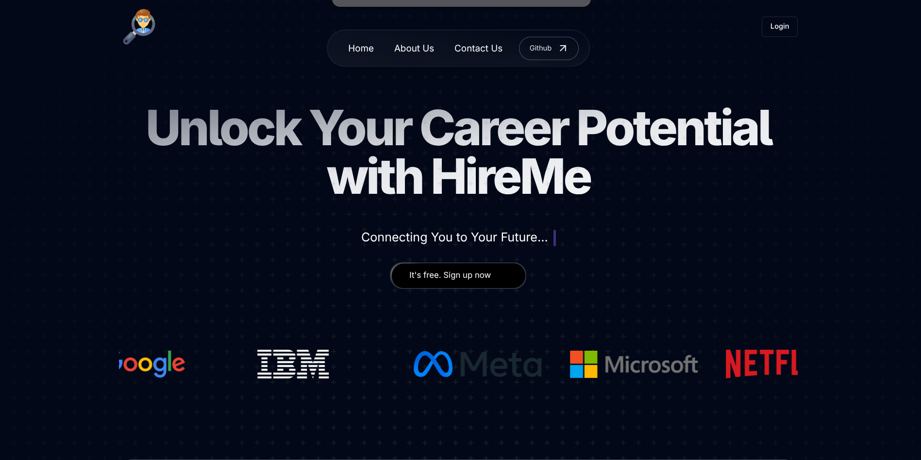 HireMe — project by Sougata Mandal