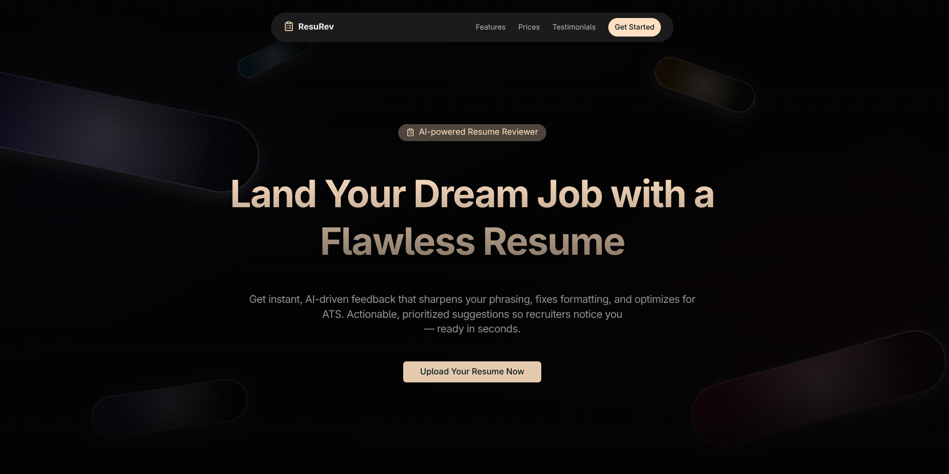 ResuRev — project by Sougata Mandal